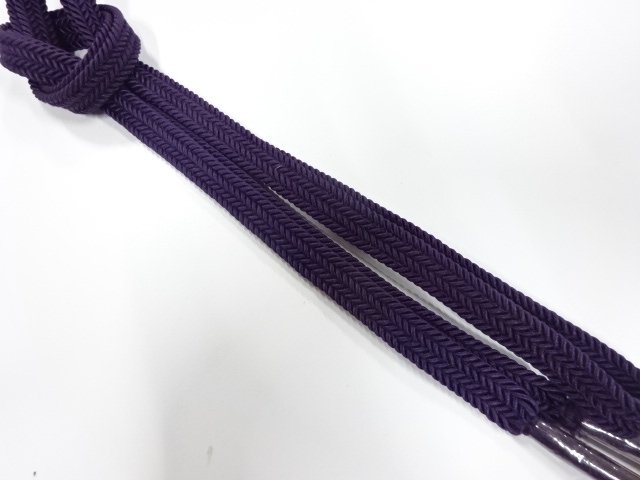 未使用品　正絹　手組帯締め